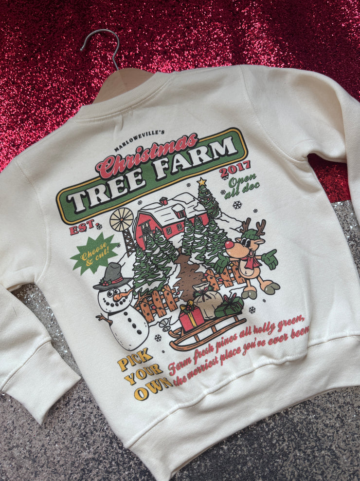 Christmas tree farm Sweatshirt (kids and adults)