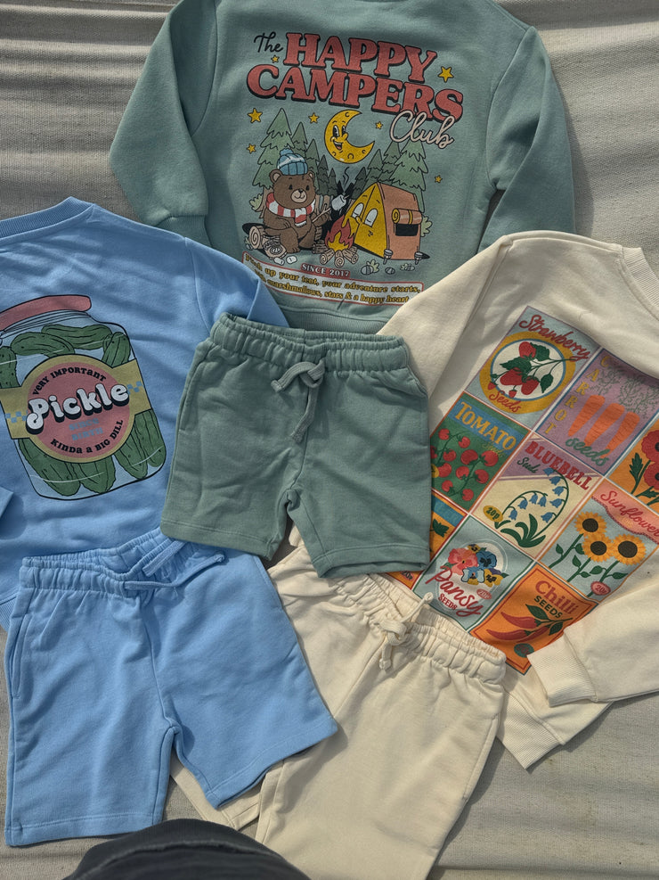 CLEARANCE  British Summer Sweater & Shorts set (CHOOSE YOUR DESIGN)