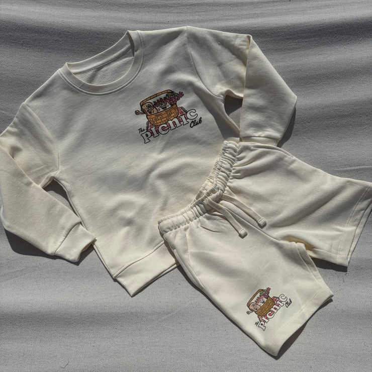 The Picnic Club British Summer Sweater & Shorts set