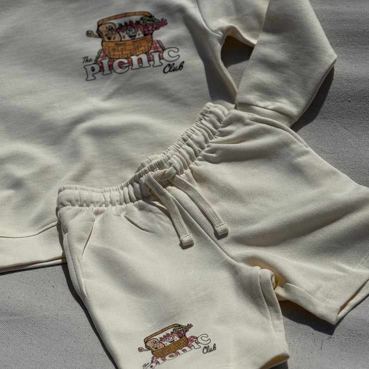 The Picnic Club British Summer Sweater & Shorts set