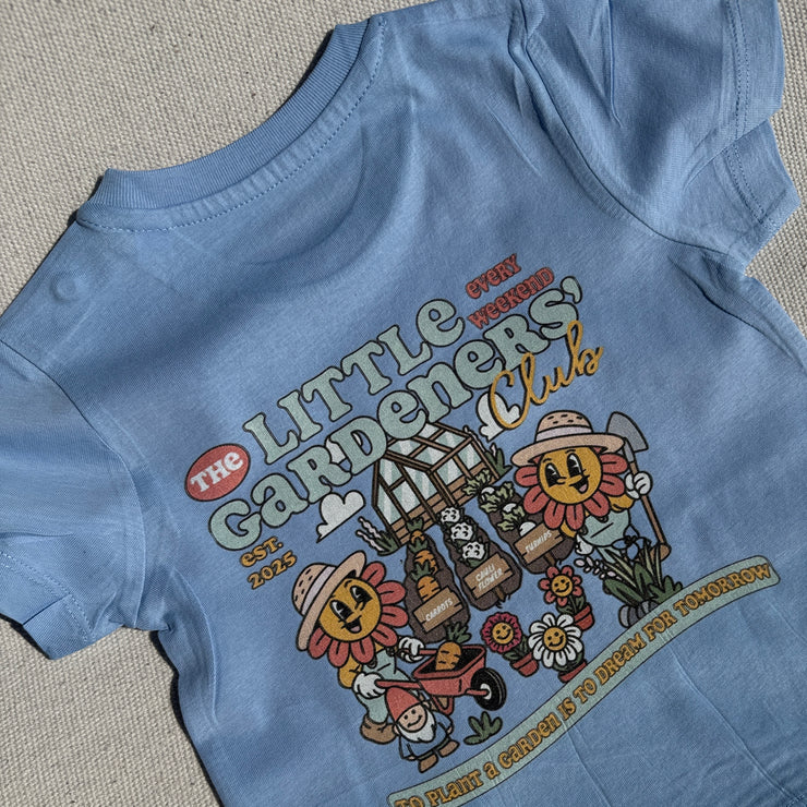 Little gardeners club organic T-shirt (adults and kids)
