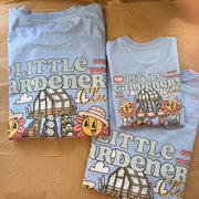 Little gardeners club organic T-shirt (adults and kids)