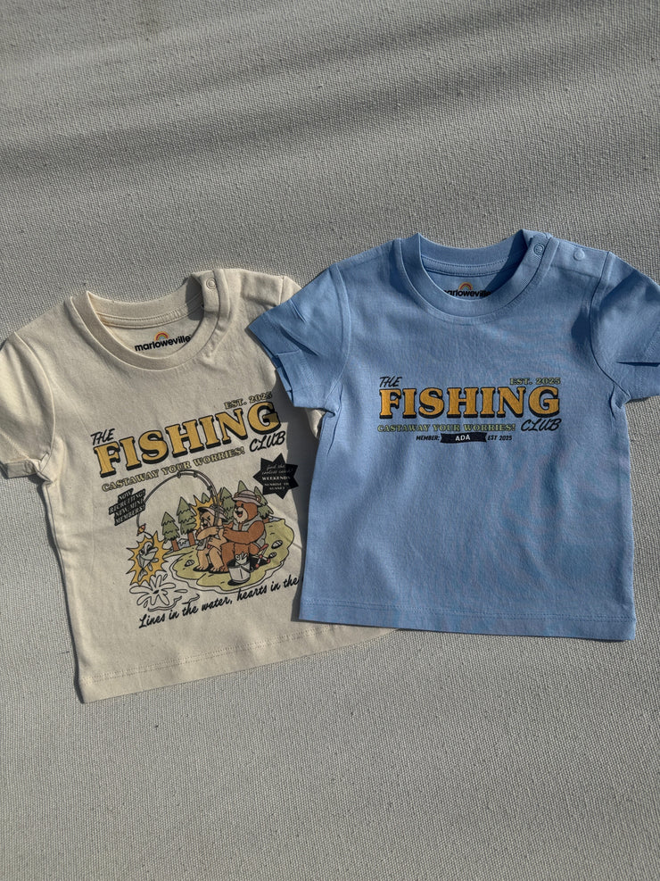 Fishing Kids T-shirt- The Fishing club organic top