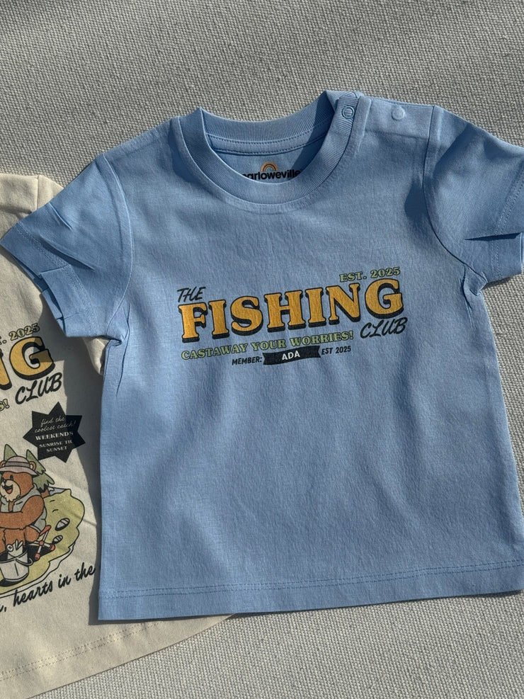Fishing Kids T-shirt- The Fishing club organic top