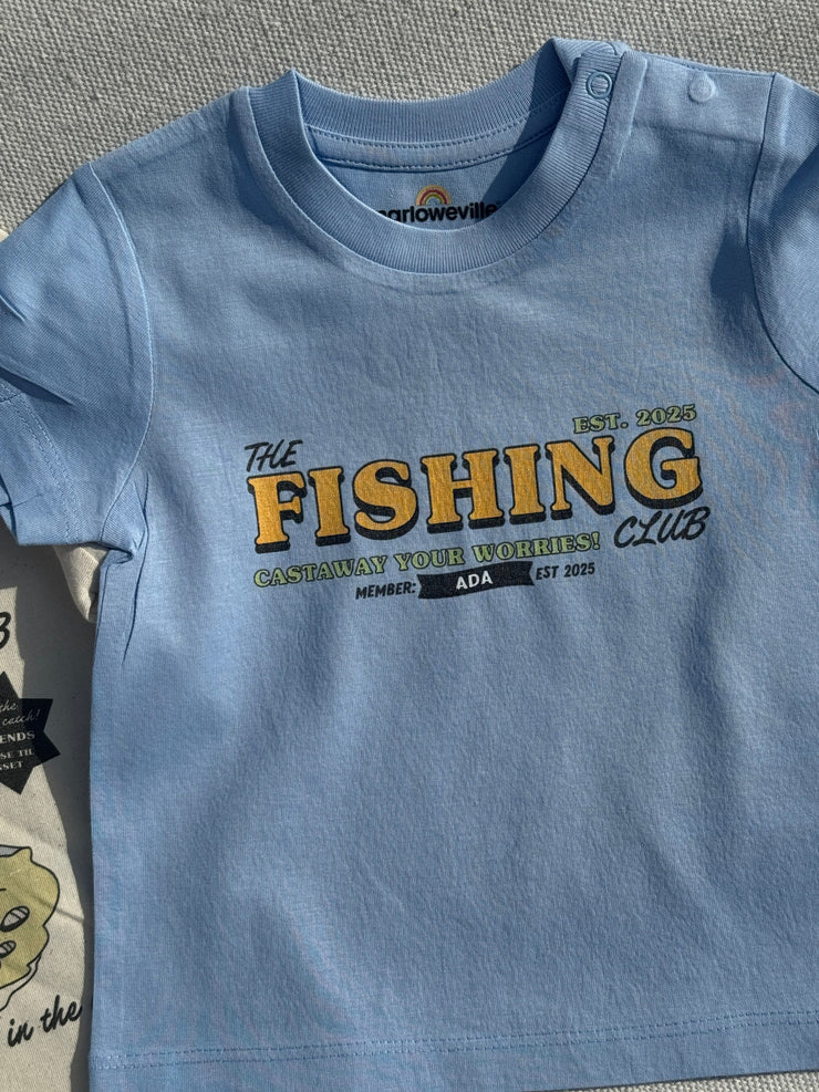 Fishing Kids T-shirt- The Fishing club organic top