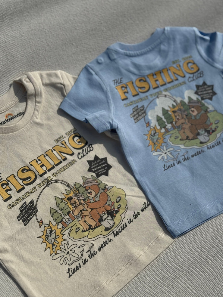 Fishing Kids T-shirt- The Fishing club organic top
