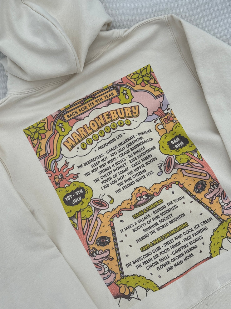 Personalised festival kids hoodie (zip & pullover)