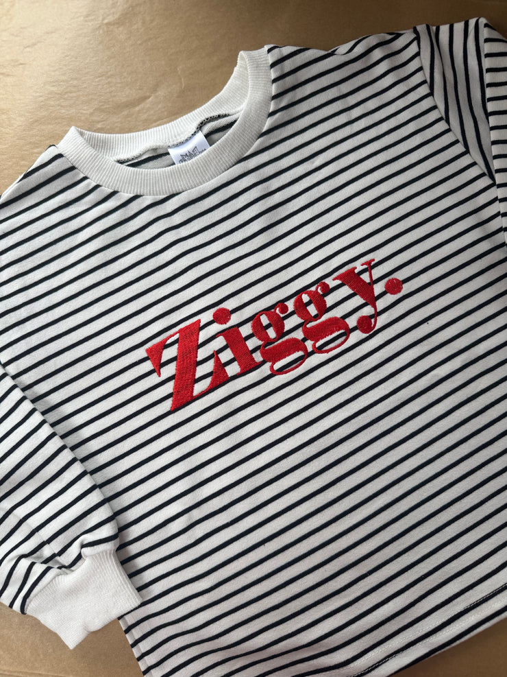 Personalised Classic Striped Slouch kids Sweater