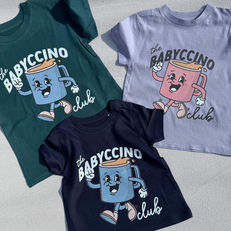 The babyccino/ cappuccino club- organic t-shirt (adults and kids)