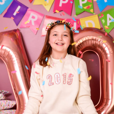 Year applique sweater (adults and kids)