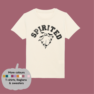 SPIRITED T-shirt/ Raglan/ Sweater Kids and adults