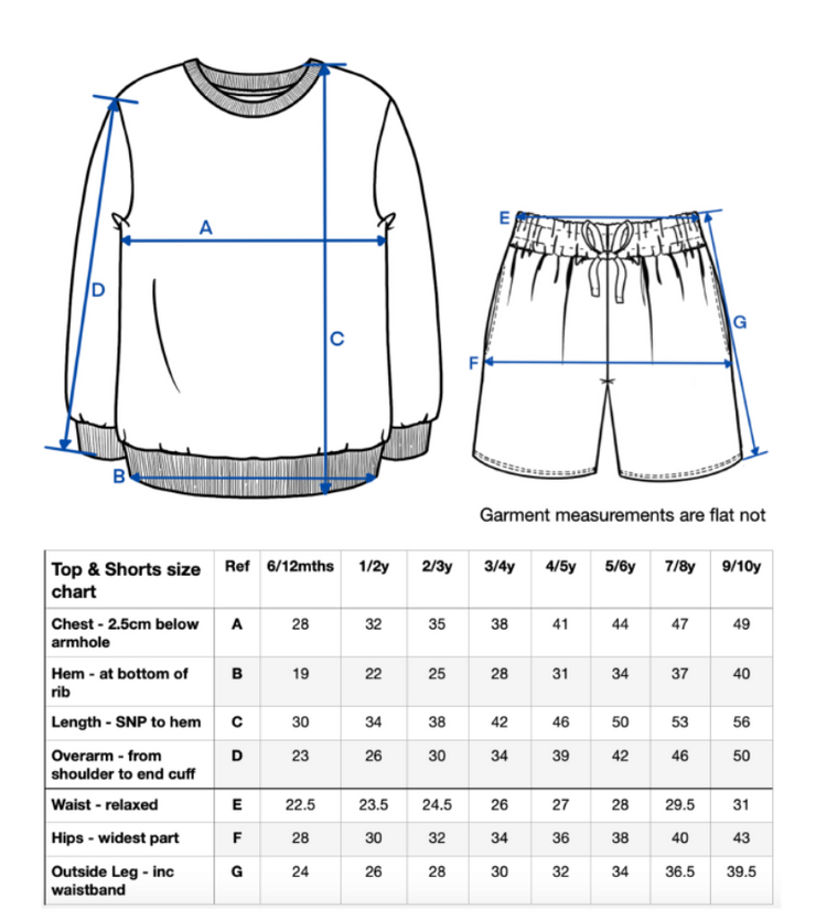 Mud kitchen cafe Kids Sweater & Shorts