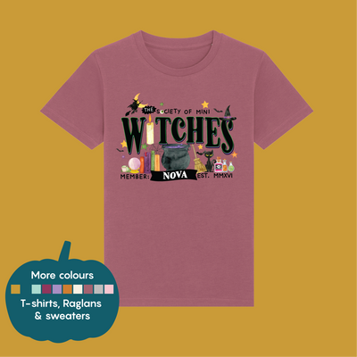 SOCIETY OF MINI WITCHES t-shirt/ raglan/ sweater