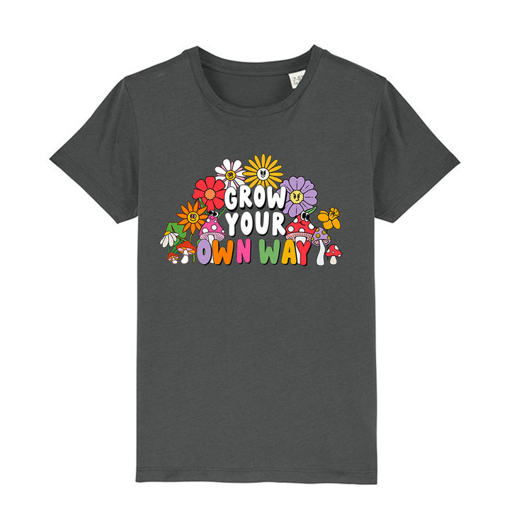 Grow your own way kids organic t-shirt