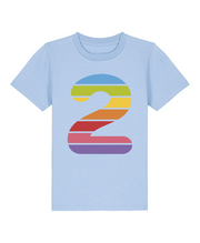 baby blue second birthday top