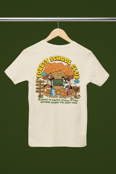 Forest school Club (adult) organic t-shirt