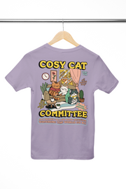 Cosy Cat committee (adult) organic t-shirt
