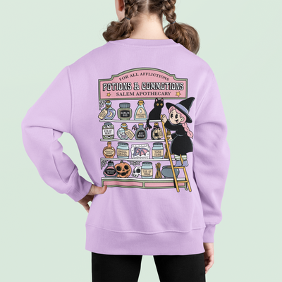 Potions and commotions adult and kids sweater