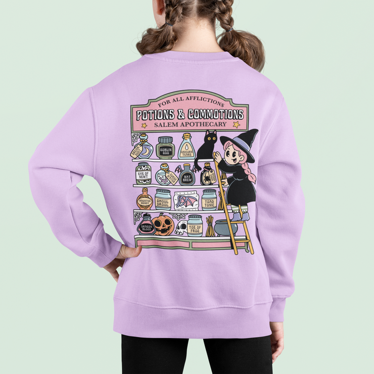 Potions and commotions adult and kids sweater