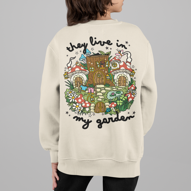 Fairy Garden adult and kids sweater