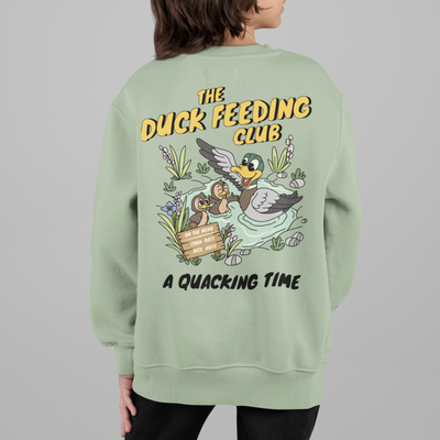 Duck feeding Club (adult and kids) sweater