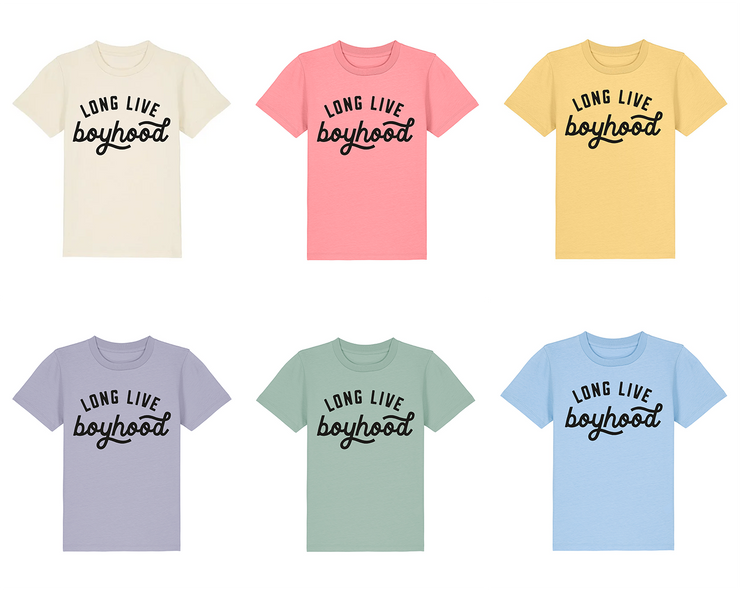 Long live Boyhood organic cotton t-shirt