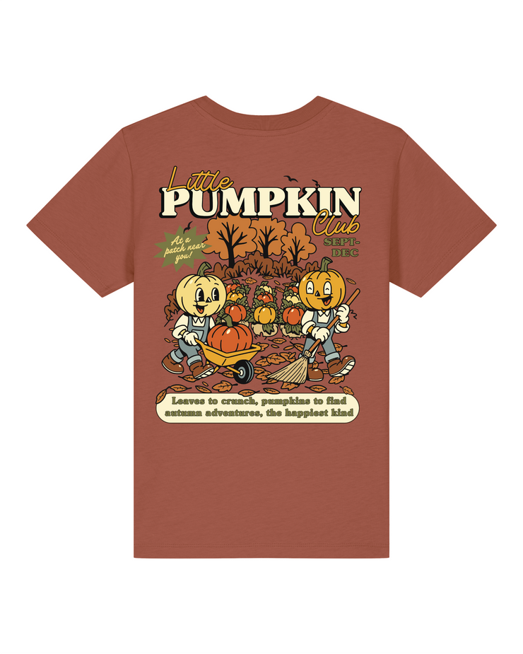 Little pumpkin club (adult & Kids) organic t-shirt