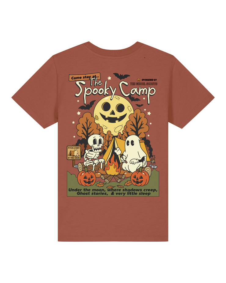 Spooky camp (adult & Kids) organic t-shirt