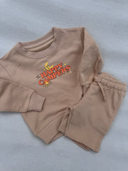 Happy campers club- Kids camping Sweater & Shorts set