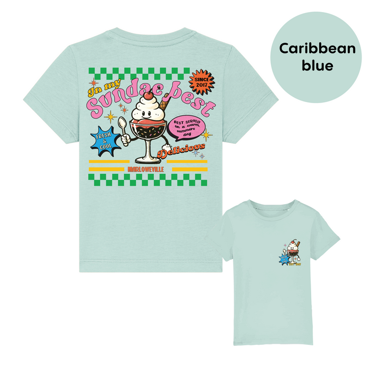 Sundae Best - organic/Stripe t-shirt (adults and kids)