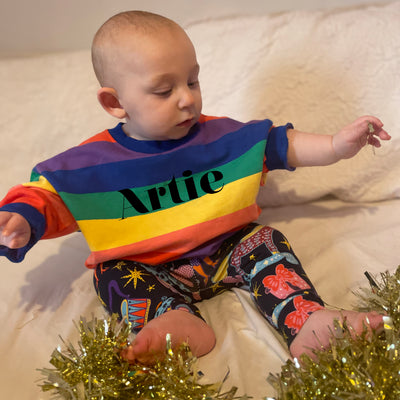 Classic Name Rainbow Kids Jumper