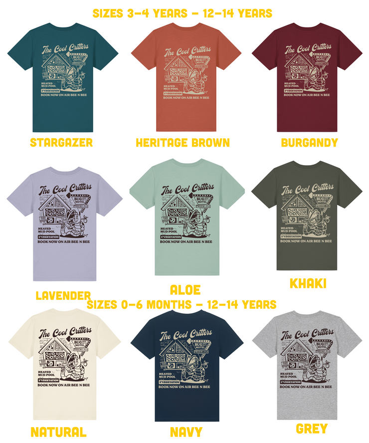 Bug motel kids organic t-shirt