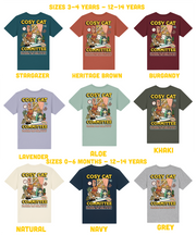 Cosy Cat committee (adult) organic t-shirt