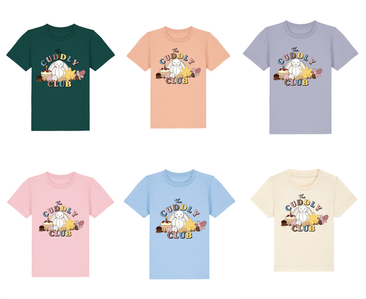 Cuddly club kids organic t-shirt
