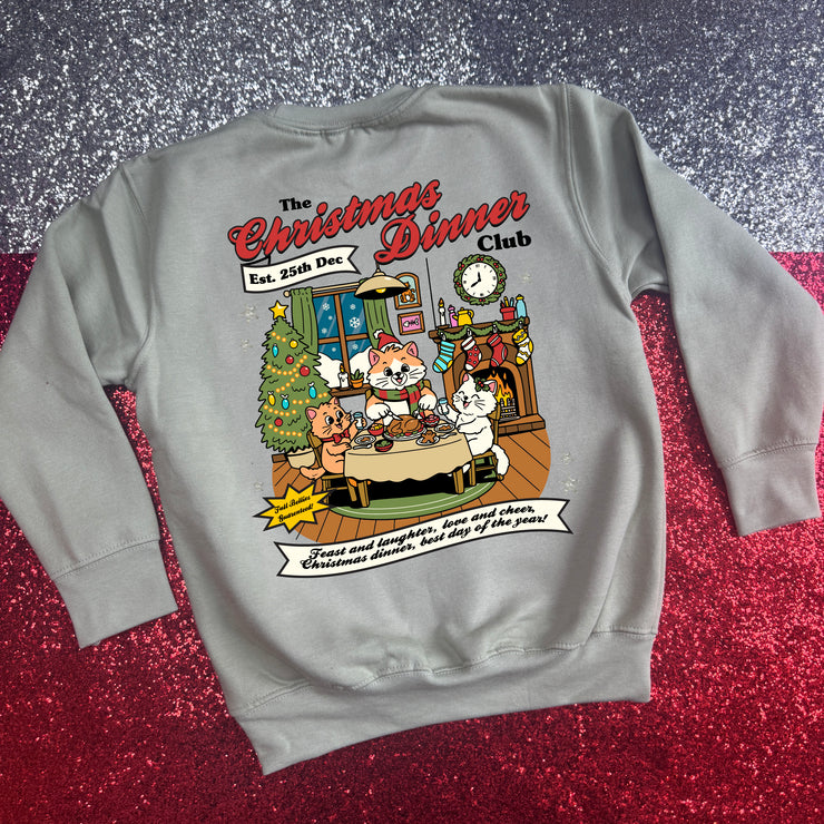 Christmas dinner club Sweatshirt (kids and adults)
