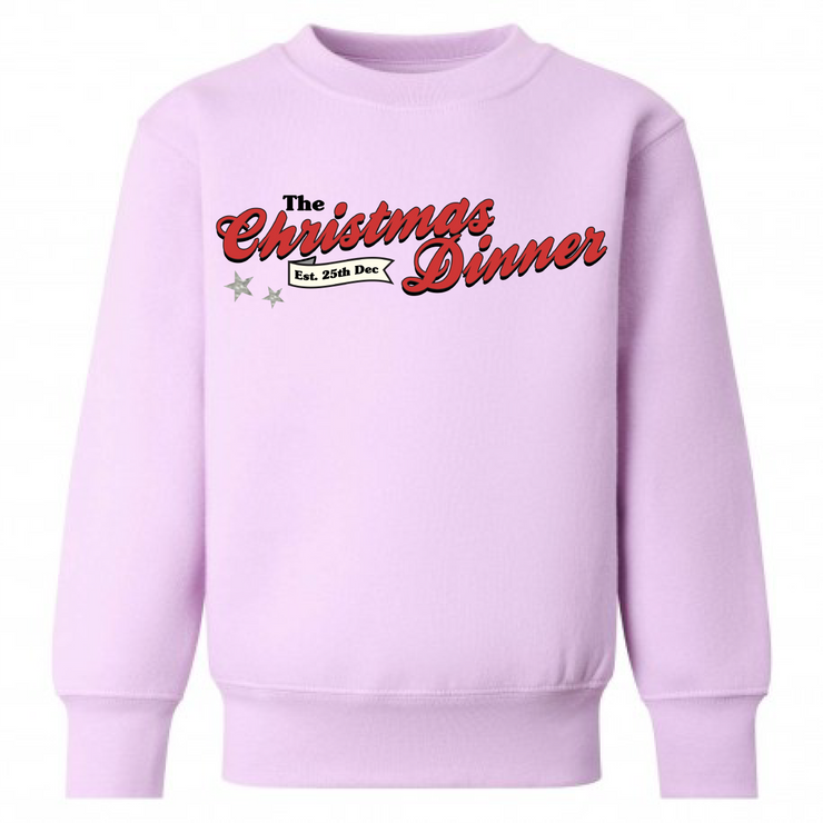 Christmas dinner club Sweatshirt (kids and adults)