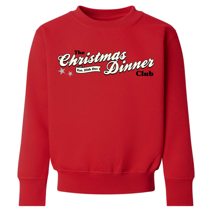 Christmas dinner club Sweatshirt (kids and adults)