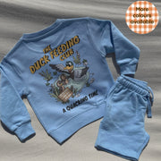 The Duck Feeding Club British Summer Sweater & Shorts set