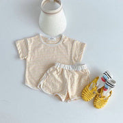 Strawberry Flower (Personalised) Striped Summer Set