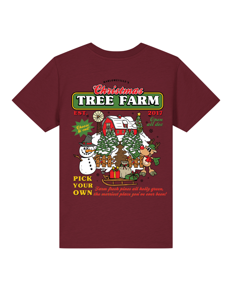 Christmas tree farm organic t-shirt (adults and kids)
