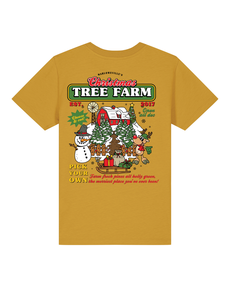 Christmas tree farm organic t-shirt (adults and kids)