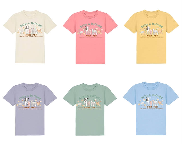 Cute farm organic cotton t-shirt