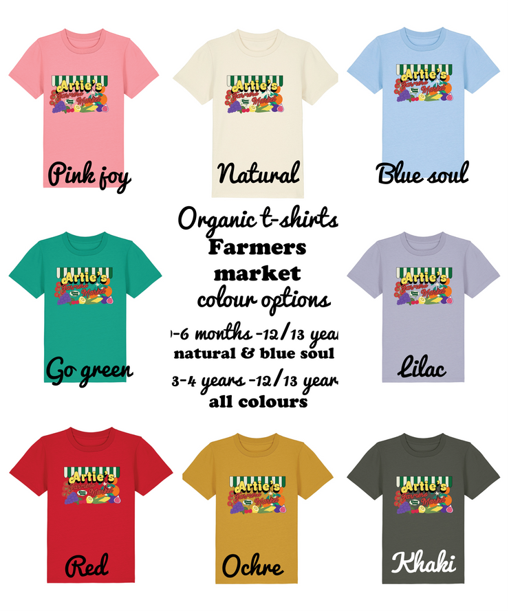 Farmers market organic kids tee