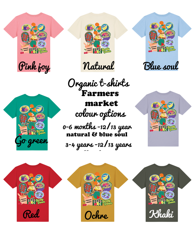 Farmers market organic kids tee