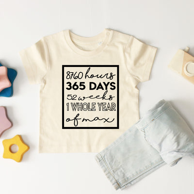 personalised 1st birthday top