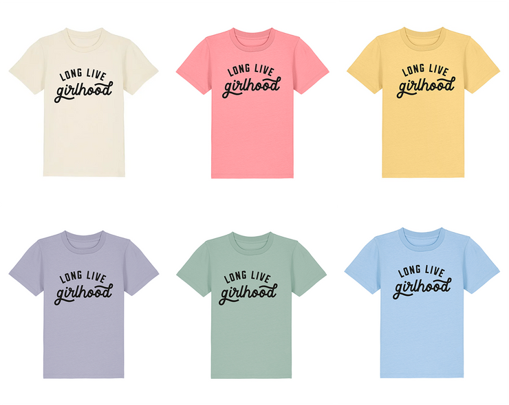 Long love Girlhood organic cotton t-shirt