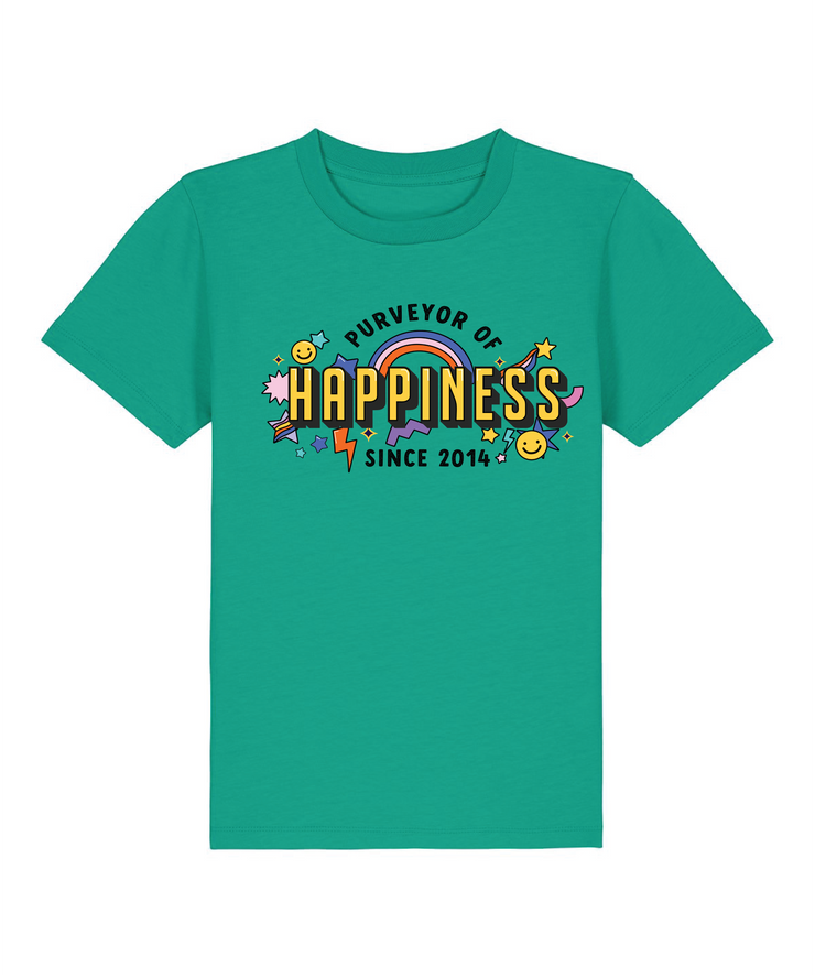 Purveyor of Happiness kids organic t-shirt