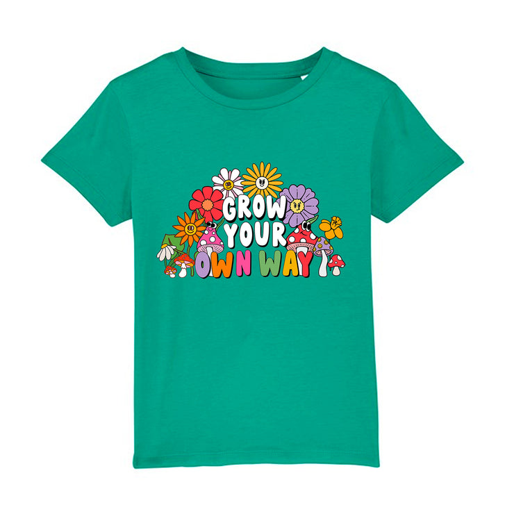 Grow your own way kids organic t-shirt