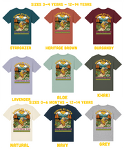Going places kids organic t-shirt