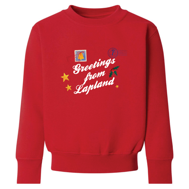 Greetings from the North Pole Sweatshirt (kids and adults)